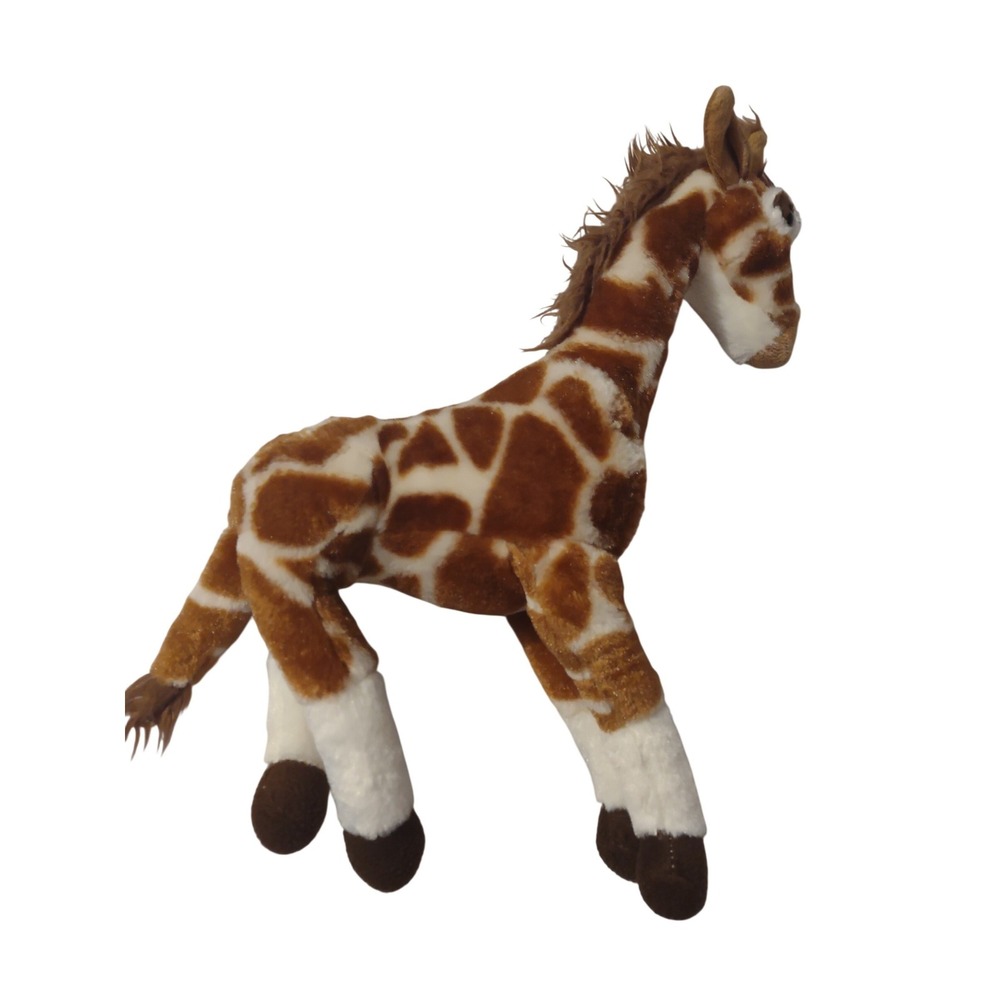 Unipak Designs 16 Inch‎ QSP Giraffe Plush Stuffed Animal Spotted Brown White